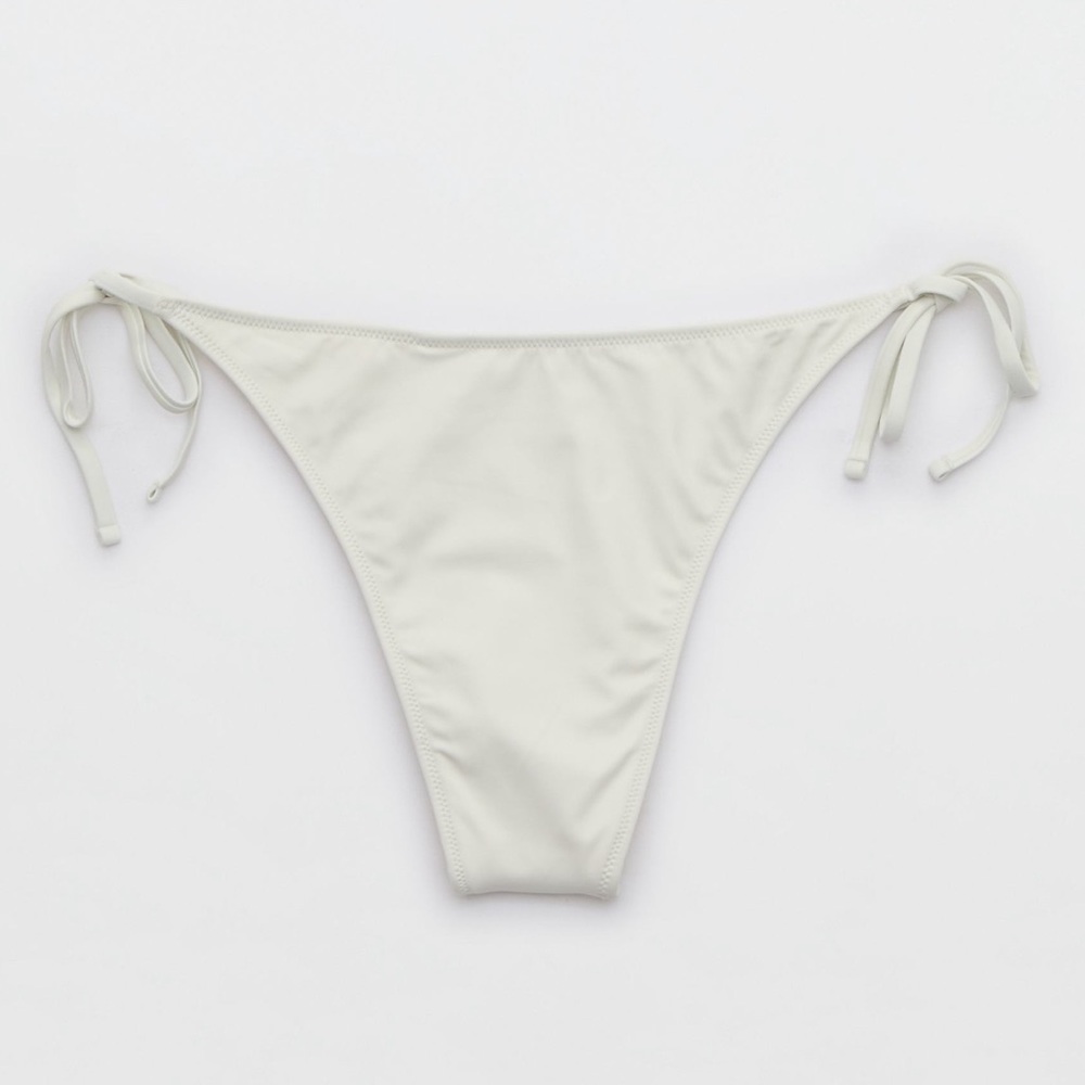 Aerie Cream Crochet Swim Bottom - Picture 4 of 6